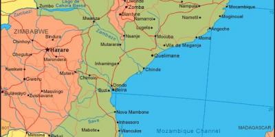 Kaart Mosambiigi rannik