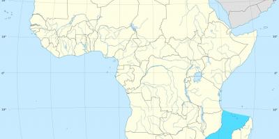 Mosambiigi kanali aafrika kaart